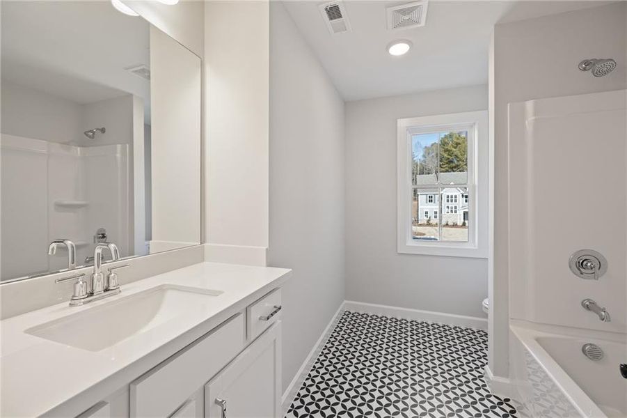 Furnished interior view inside a new home in Oak Valley Estates, Marietta (Image 9).
