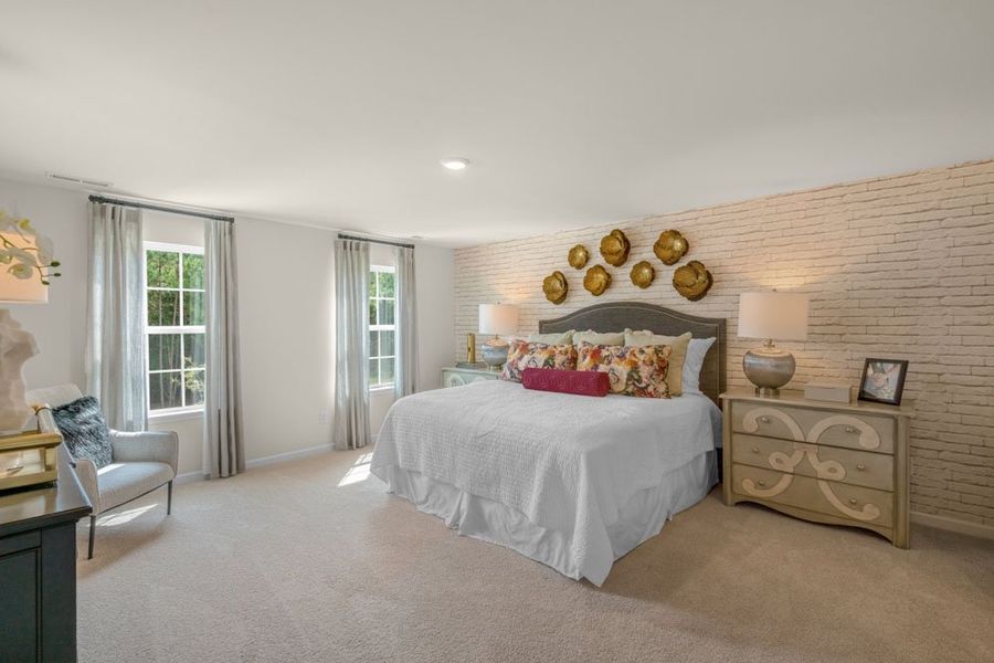 Representative furnished interior of a home built from the PENWELL by D.R. Horton in East Ridge, Ayden (Image 26).