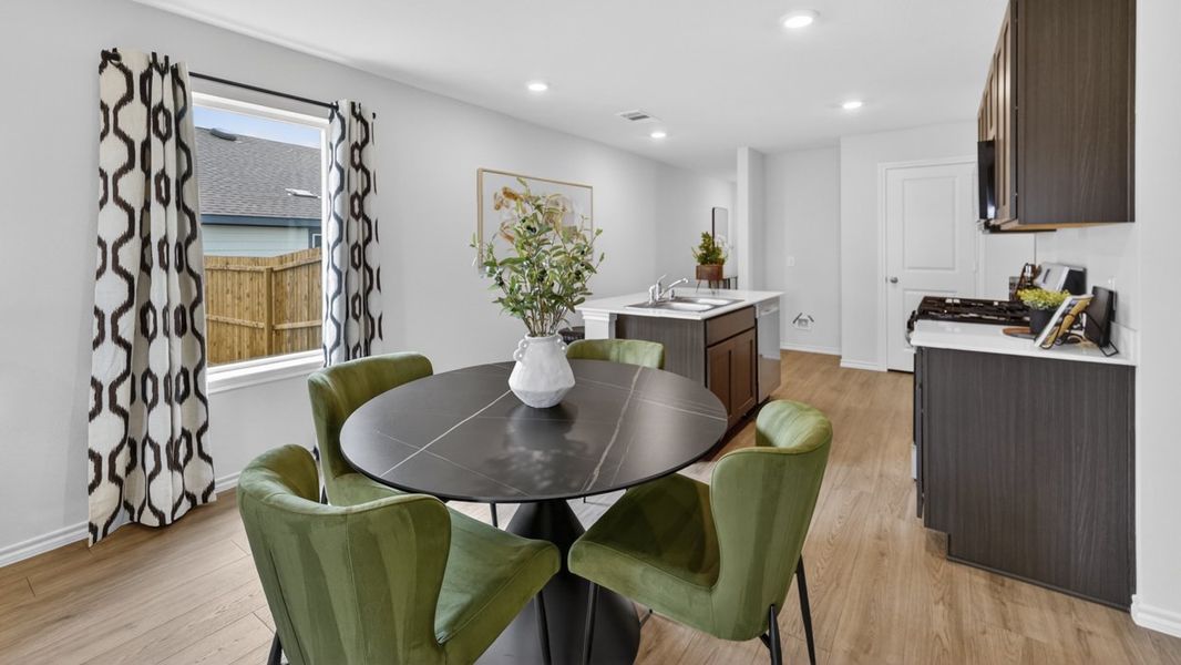 Representative furnished interior of a home built from the Atlanta by D.R. Horton in The Hills of Sherman, Sherman (Image 9).