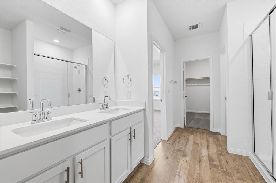 Furnished interior view inside a new home in Rosenbusch Ranch, Leander (Image 7).