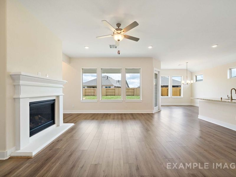 Representative unfurnished interior of a home built from the The Diana A by Davidson Homes LLC in Lago Mar, Texas City (Image 29).