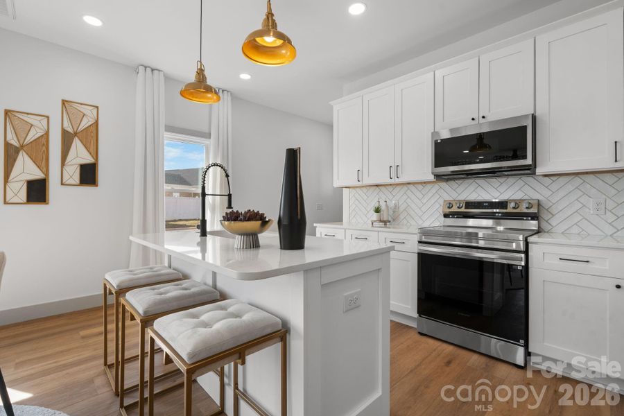 Furnished interior view inside a new home in , Hickory (Image 13).