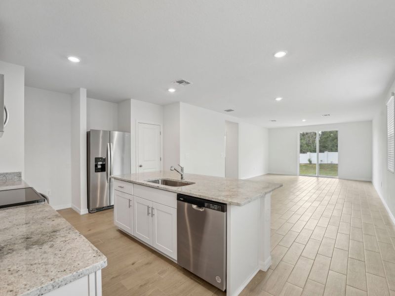 The Acadia Floorplan Kitchen.