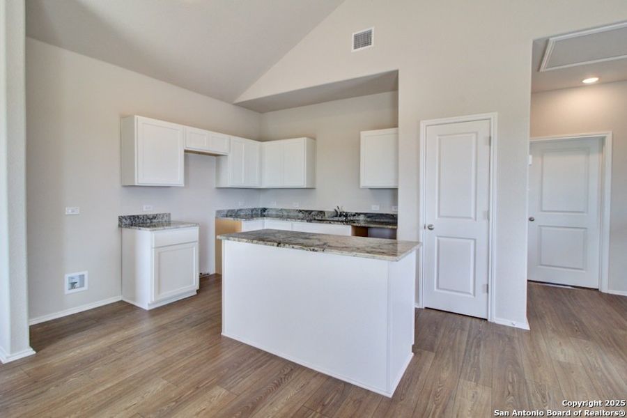 Furnished interior view inside a new home in Prairie Green, Converse (Image 4). Furnished interior view inside a new home in Prairie Green, Converse (Image 4).