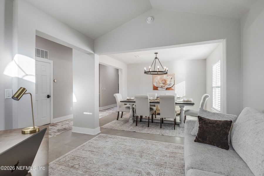 Furnished interior view inside a new home in , Middleburg (Image 8). Furnished interior view inside a new home in , Middleburg (Image 8).