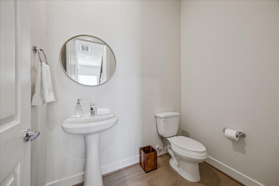 Representative photo showing community model home interior. Layout and selections may vary.