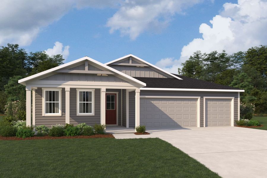 Representative exterior photo of a completed home built from the Careen by Mattamy Homes in RiverTown, St. Johns, FL (Image 4).