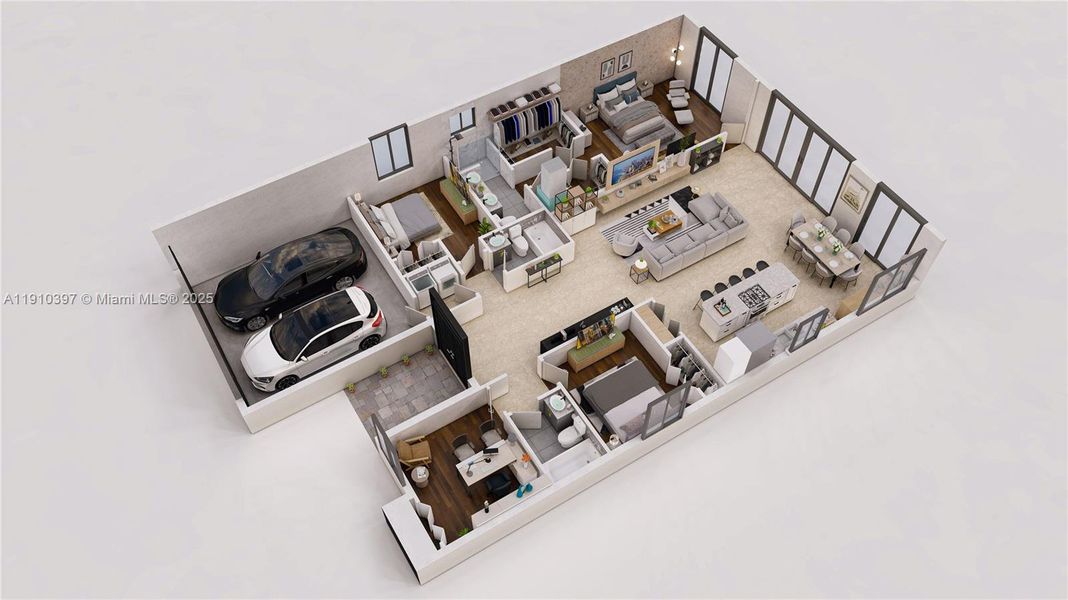 2D floor plan layout of this home in , Fort Lauderdale, FL (Image 27). 2D floor plan layout of this home in , Fort Lauderdale, FL (Image 27).