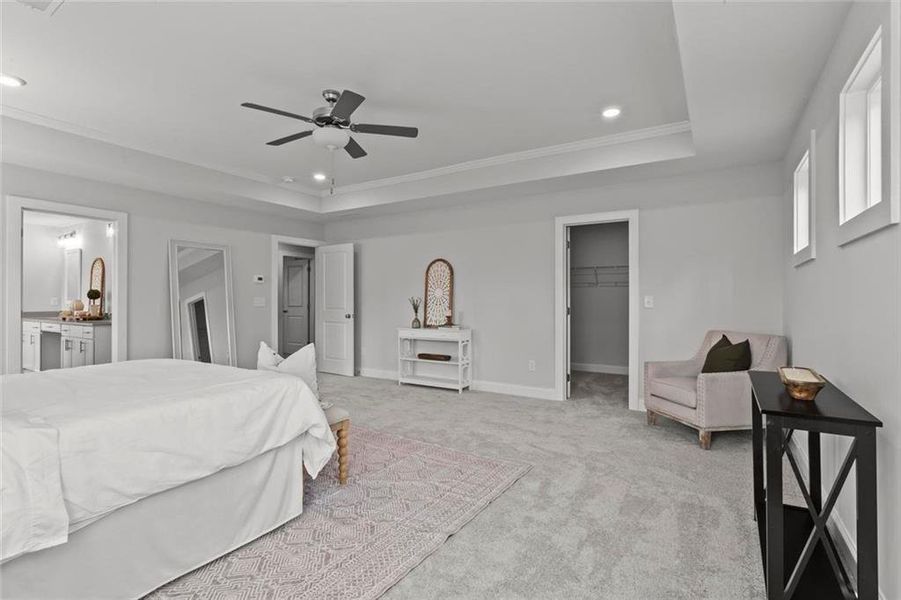 Furnished interior view inside a new home in , Dallas (Image 34).