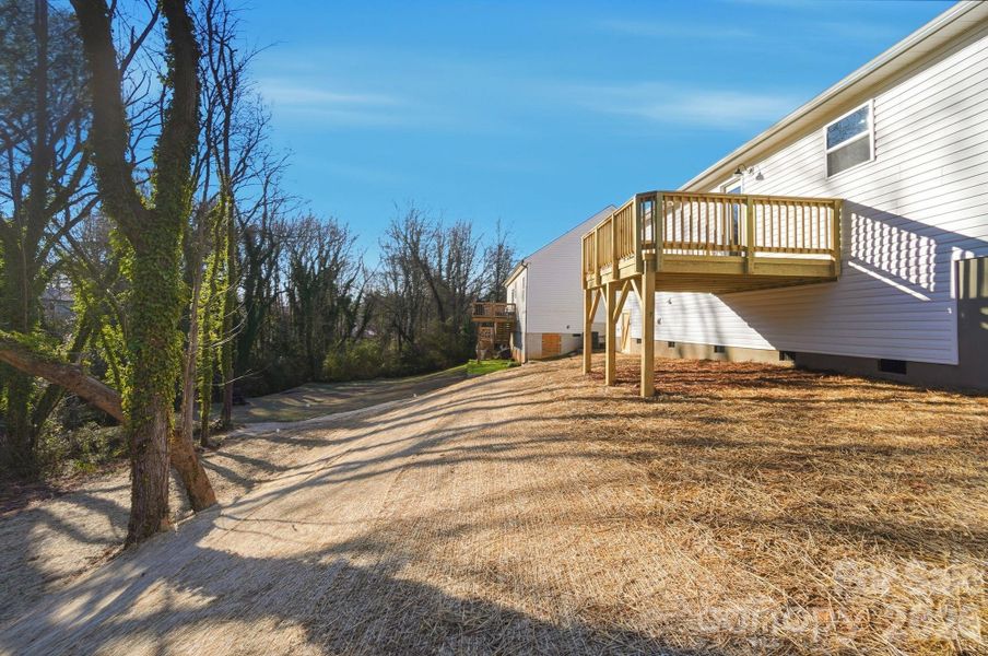 Exterior details and patio area of a home in , Statesville (Image 26).