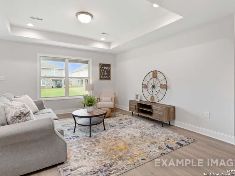 Furnished interior view inside a new home in Bricewood, San Antonio (Image 4).