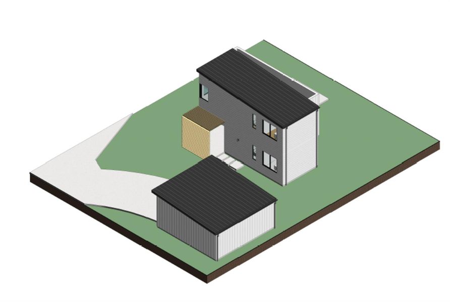 Exterior rendering of this home design in , Llano, TX (Image 9). Exterior rendering of this home design in , Llano, TX (Image 9).