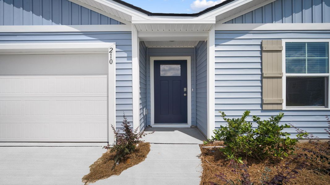 Exterior details and patio area of a home in Palm Ridge, Guyton (Image 2). Exterior details and patio area of a home in Palm Ridge, Guyton (Image 2).