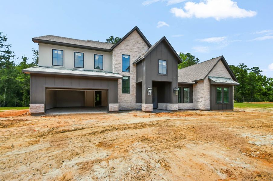 In-progress construction of a new home in Two Step Farm, Montgomery, TX (Image 24).