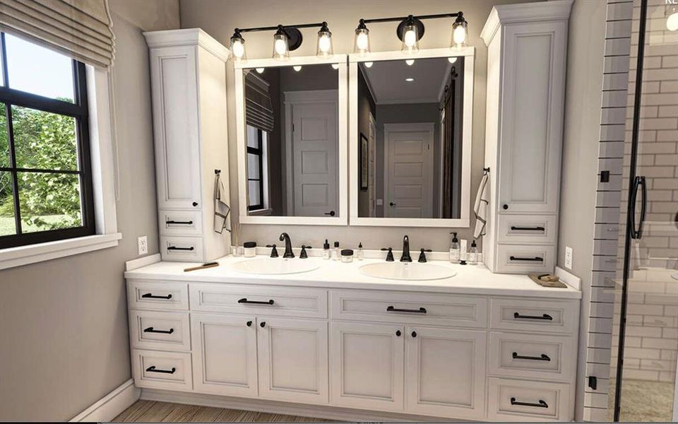 Furnished interior view inside a new home in Oak Water Ranch, Granbury (Image 13).