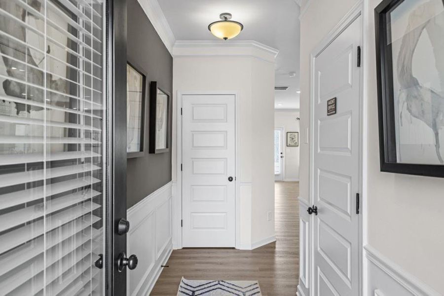 Furnished interior view inside a new home in Townes At The Stiles, Cartersville (Image 11).