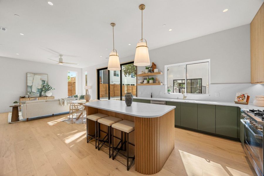 Furnished interior view inside a new home in , Austin (Image 15).