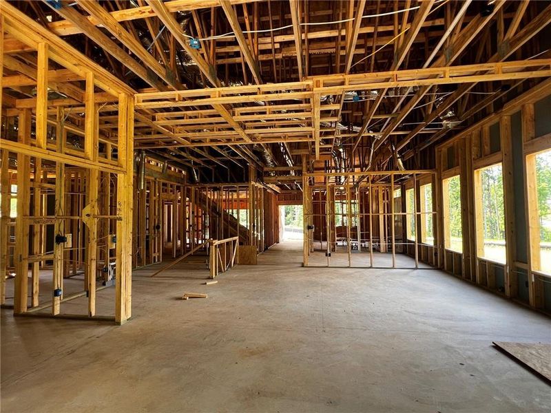 In-progress construction of a new home in , Canton, GA (Image 43).