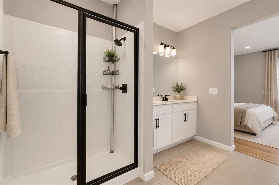 Furnished interior view inside a new home in Seasons at Lakeside Forest, Tavares (Image 19).