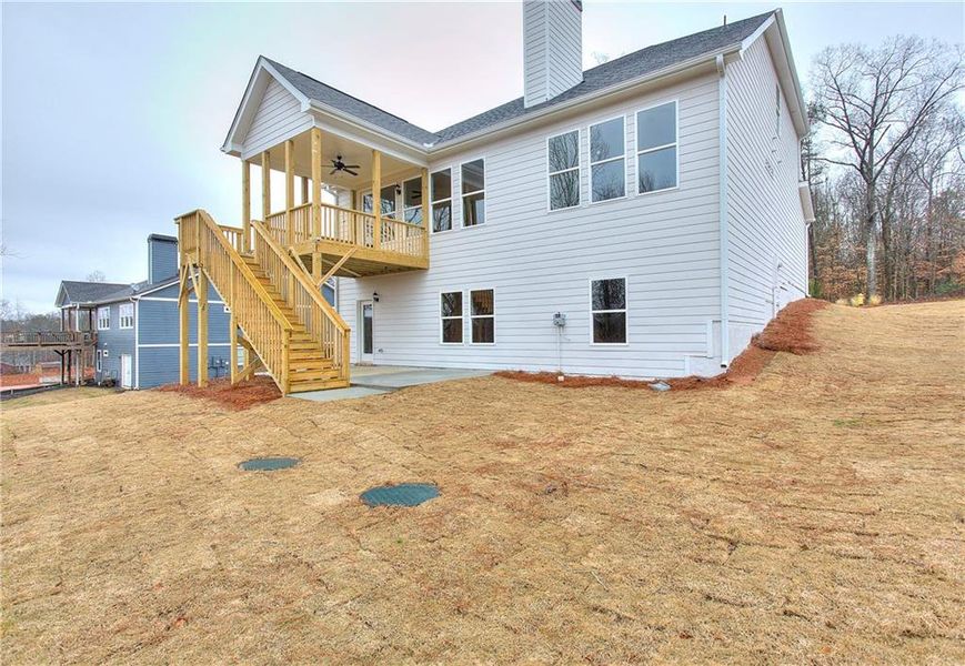 Exterior details and patio area of a home in , Homer (Image 24).