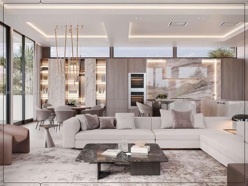 Furnished interior view inside a new home in , Golden Beach (Image 16).