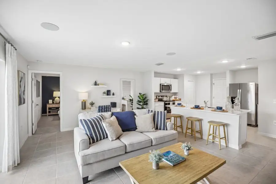 Representative furnished interior of a home built from the Royal by Holiday Builders in Citrus Springs, Citrus Springs (Image 7).
