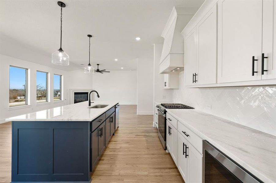 Furnished interior view inside a new home in Rocky Top Ranch, Reno (Image 8).