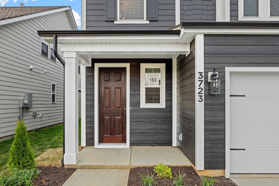 Exterior details and patio area of a home in Sweetgrass Station, Summerville (Image 3).