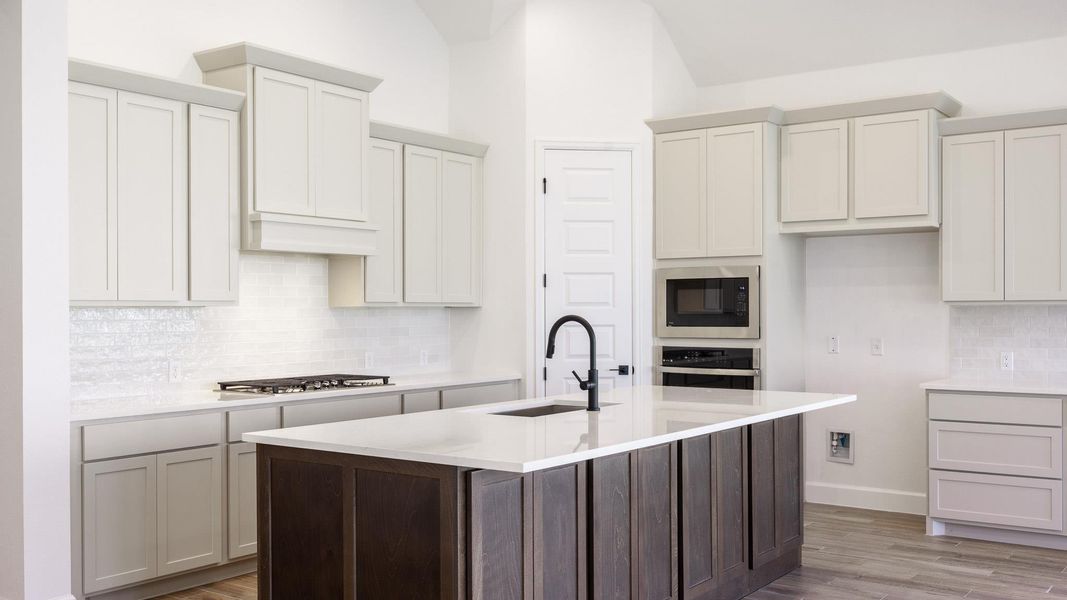 Furnished interior view inside a new home in Santa Rita Ranch - Eldorado, Liberty Hill (Image 7).