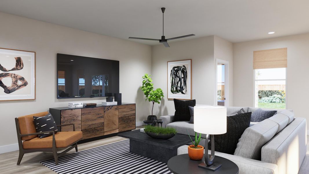 Great Room | Javen | Sage Collection – Freedom at Anthem in Kyle, TX by Landsea Homes Great Room | Javen | Sage Collection – Freedom at Anthem in Kyle, TX by Landsea Homes