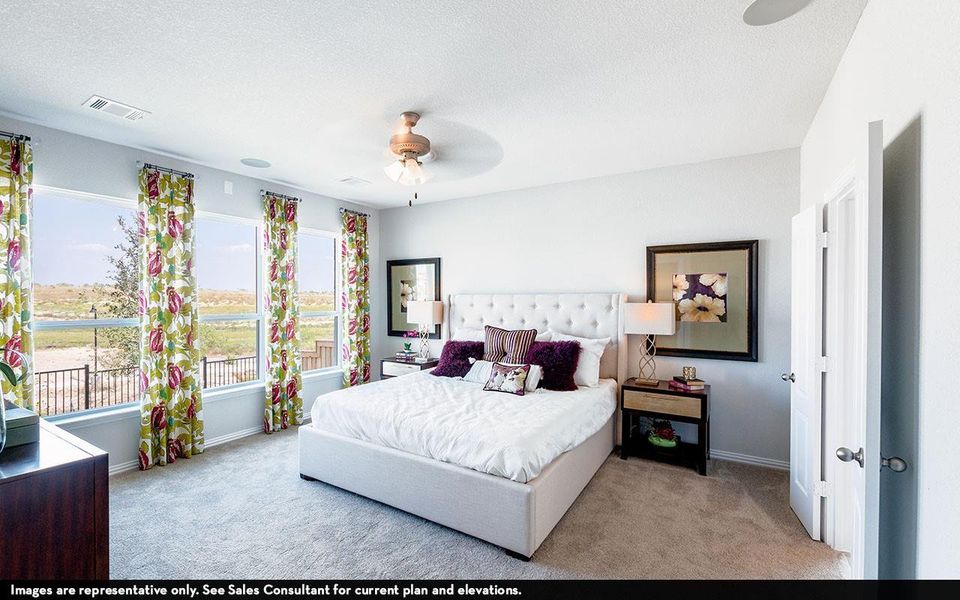 Furnished interior view inside a new home in Pecan Estates, Crosby (Image 9).