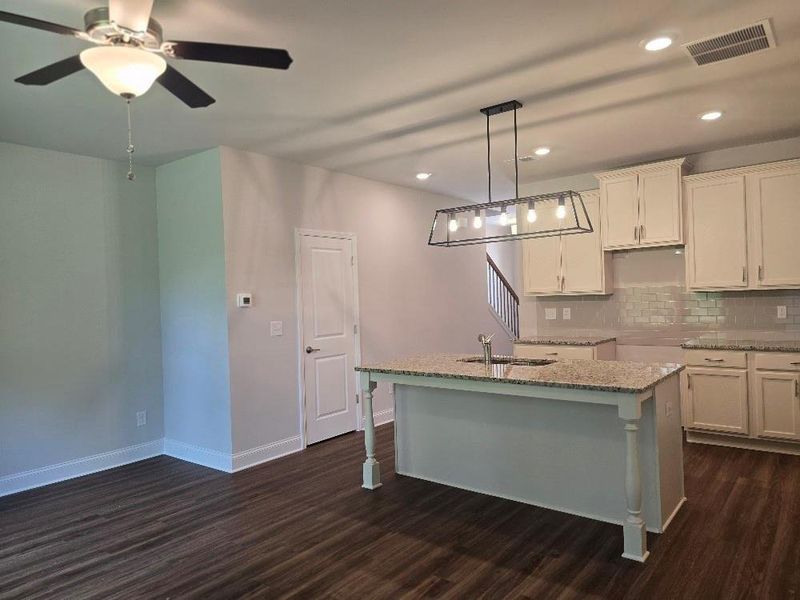 Furnished interior view inside a new home in Morning Creek Forest, South Fulton (Image 5).