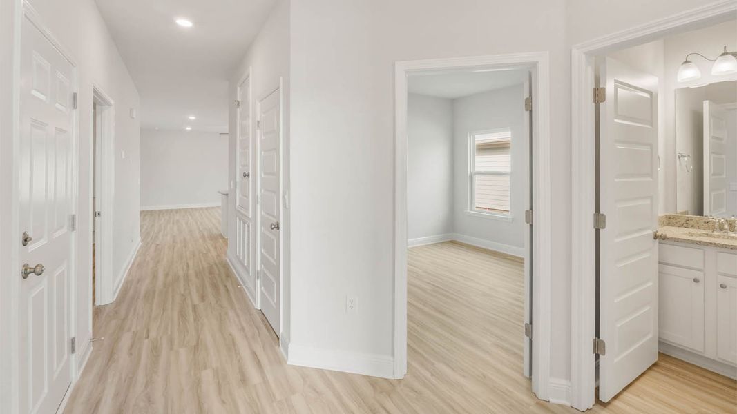 Spacious, unfurnished interior of a new home in Windmark Beach, Port Saint Joe (Image 14). Spacious, unfurnished interior of a new home in Windmark Beach, Port Saint Joe (Image 14).