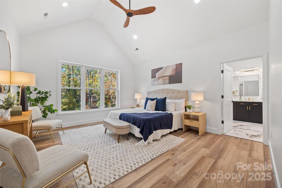 Furnished interior view inside a new home in , Charlotte (Image 11).