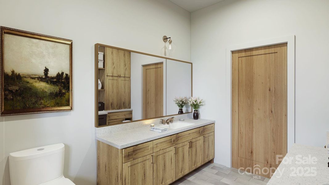 Furnished interior view inside a new home in , Connelly Springs (Image 4).