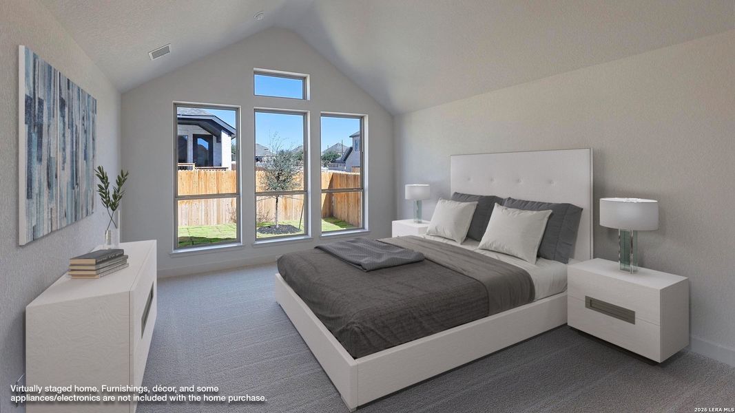 Furnished interior view inside a new home in Arcadia Ridge, San Antonio (Image 8). Furnished interior view inside a new home in Arcadia Ridge, San Antonio (Image 8).