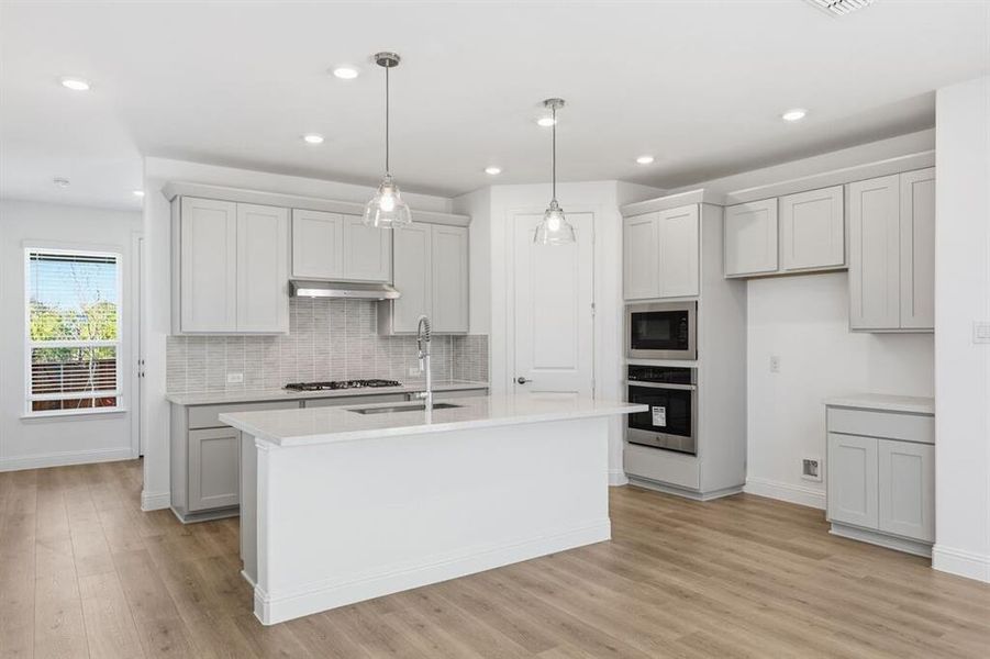 Furnished interior view inside a new home in The Ranch at Uptown Celina 40s, Celina (Image 13). Furnished interior view inside a new home in The Ranch at Uptown Celina 40s, Celina (Image 13).