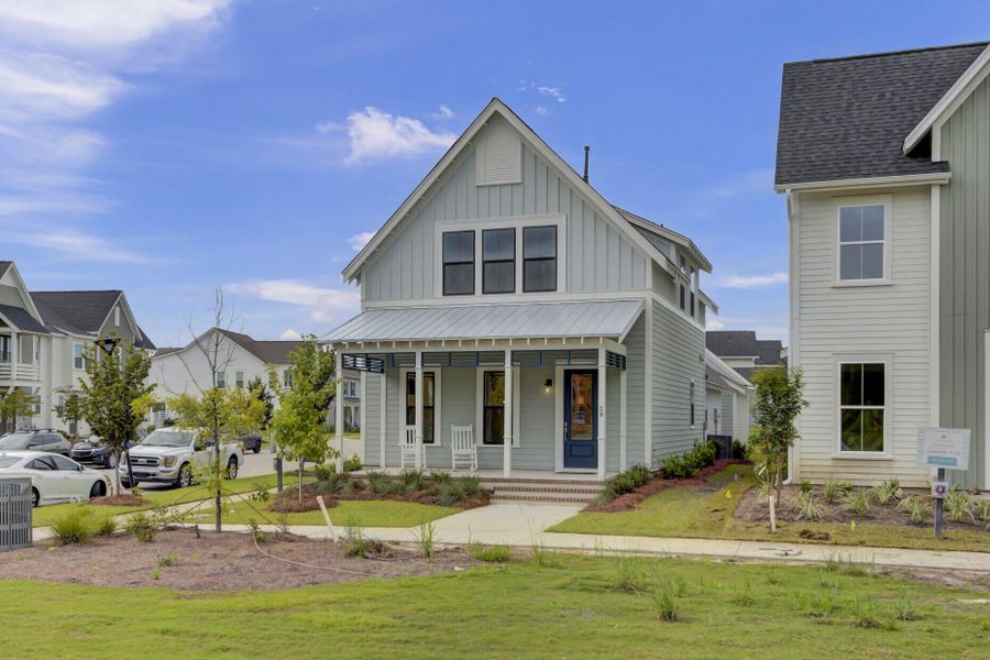 Front exterior of a new home in , Summerville, SC, highlighting curb appeal (Image 22). Front exterior of a new home in , Summerville, SC, highlighting curb appeal (Image 22).