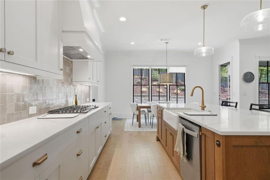 Furnished interior view inside a new home in Malone's Pond, Ball Ground (Image 15).
