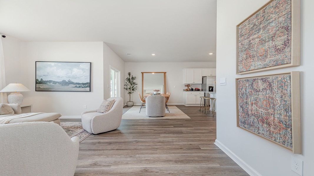 Furnished interior view inside a new home in The Bluffs at Mill Creek, Florence (Image 9). Furnished interior view inside a new home in The Bluffs at Mill Creek, Florence (Image 9).
