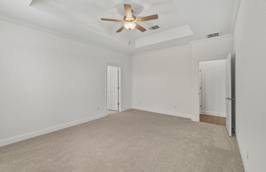 Spacious, unfurnished interior of a new home in Saddleback at Santa Rita Ranch, Liberty Hill (Image 17). Spacious, unfurnished interior of a new home in Saddleback at Santa Rita Ranch, Liberty Hill (Image 17).