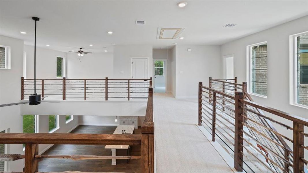 Furnished interior view inside a new home in Northside Place, Carrollton (Image 5). Furnished interior view inside a new home in Northside Place, Carrollton (Image 5).