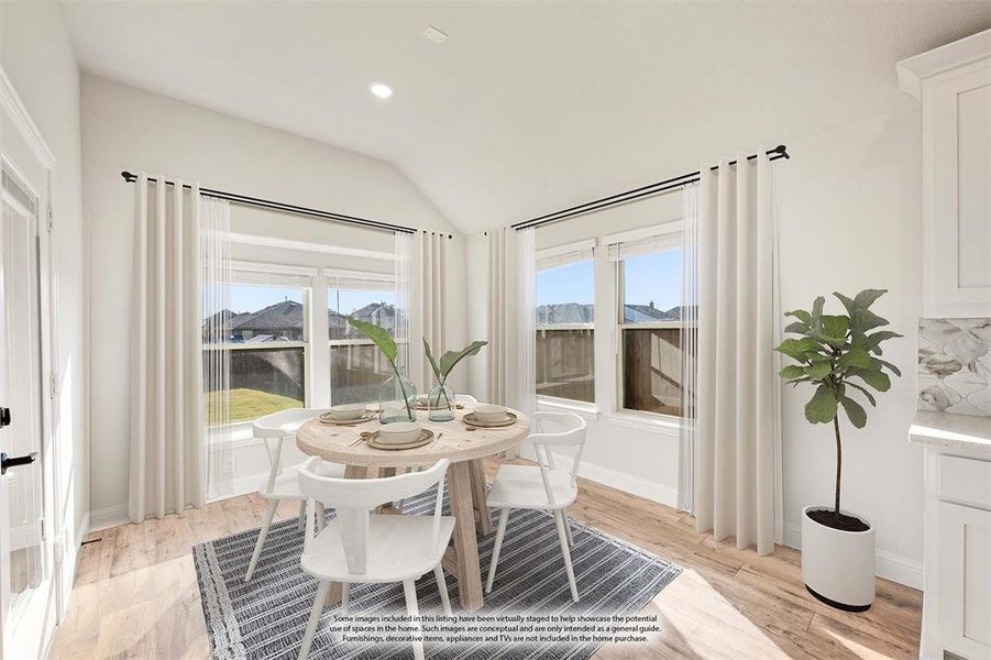Furnished interior view inside a new home in Godley Ranch Classic, Godley (Image 11).
