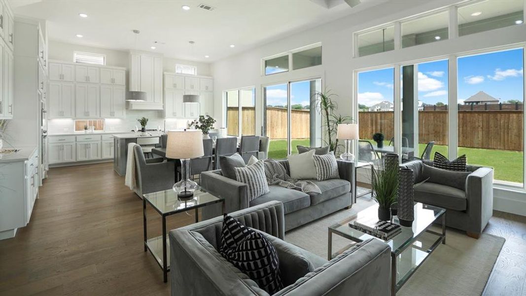 Furnished interior view inside a new home in Rio Vista at Kelly Ranch, Aledo (Image 11).
