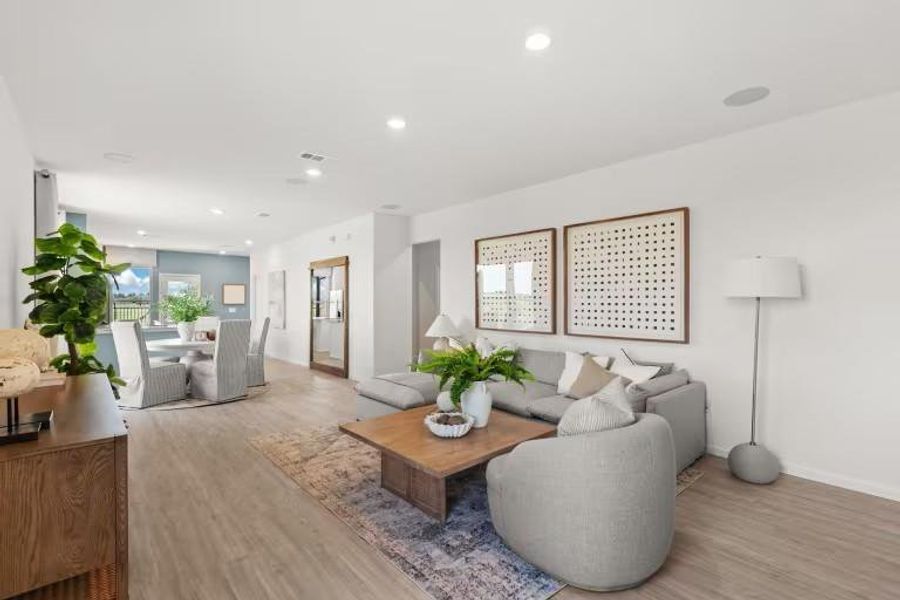 MODEL HOME images may NOT be consistent with the finished product.