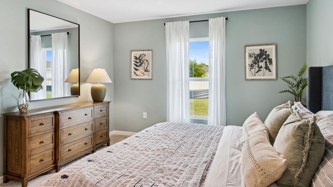 Furnished interior view inside a new home in Leoma's Landing, Lake Wales (Image 32).