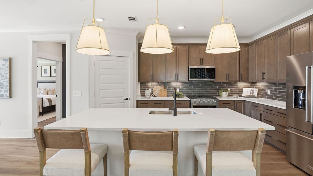 Representative furnished interior of a home built from the Mystique by Del Webb in Del Webb Point Hope, Charleston (Image 5).