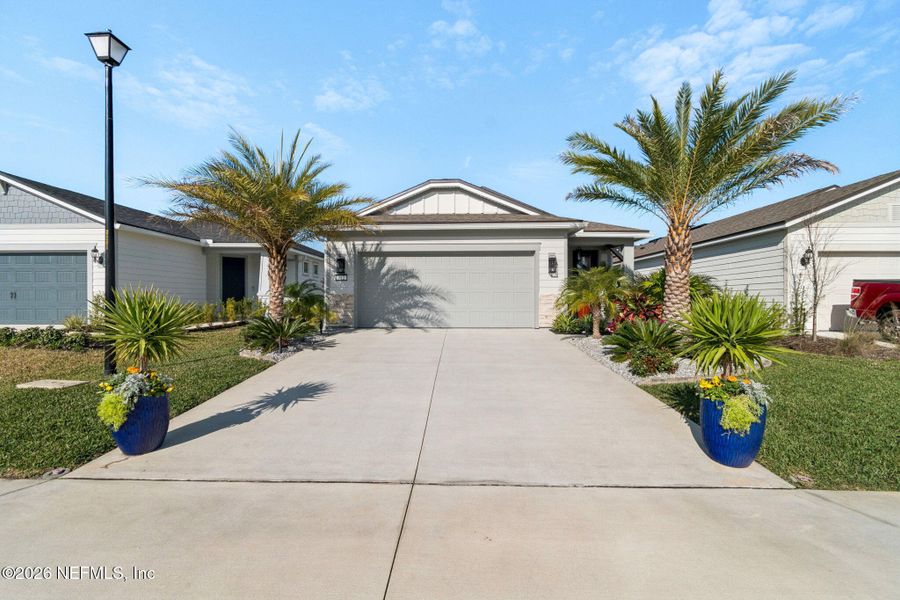 Front exterior of a new home in , St. Augustine, FL, highlighting curb appeal (Image 21).