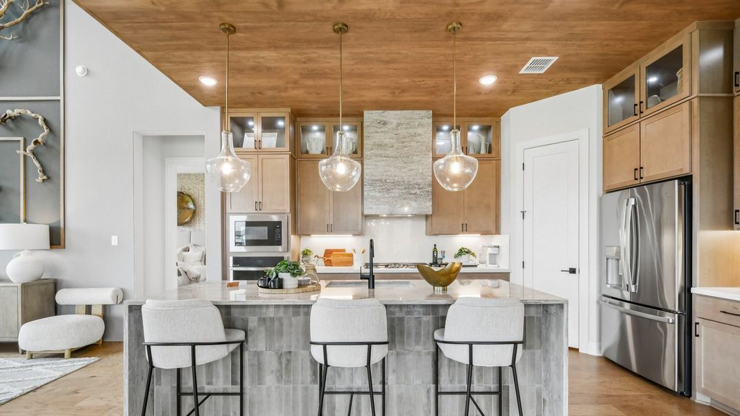 Representative furnished interior of a home built from the Elm by DRB Homes in Infinity Square, Kyle (Image 8). Representative furnished interior of a home built from the Elm by DRB Homes in Infinity Square, Kyle (Image 8).