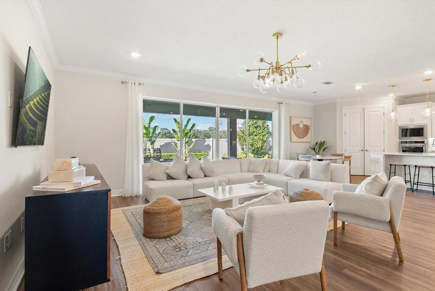 Furnished interior view inside a new home in , Winter Garden (Image 19).